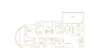 Klimt-Cairnhill-Floor-Plan-3-bedroom-premium-c1-singapore